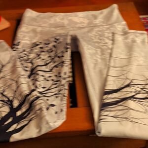 Noli Yoga Enchanted Tree Of Life High Waisted Leggings Xs Made In Usa Womens GUC